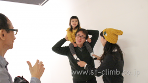家族で記念写真ファミリーフォト撮影スタジオ大阪