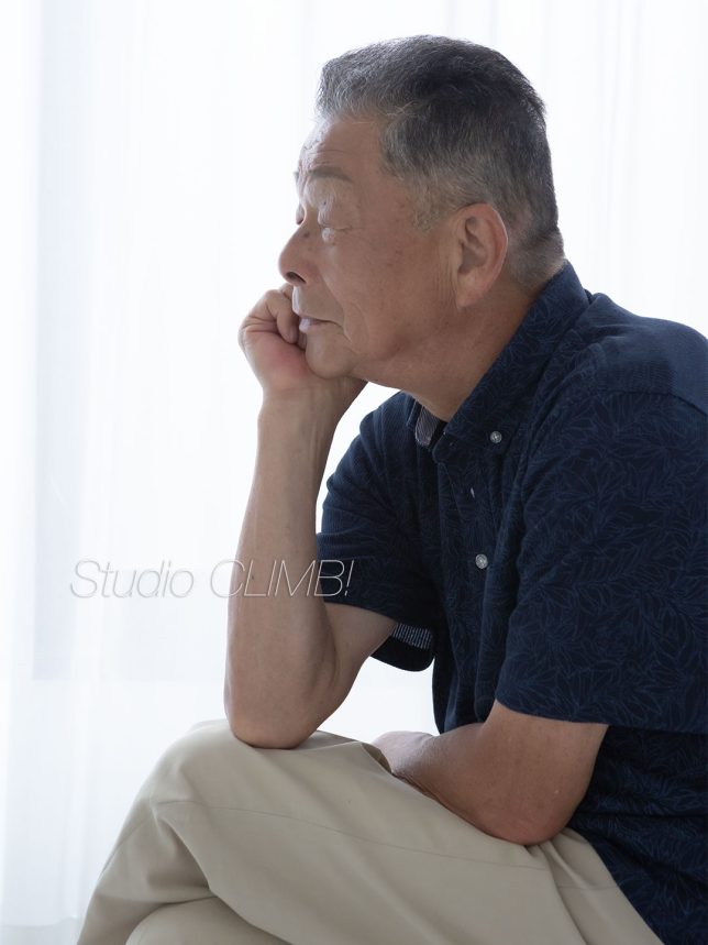 男性の遺影写真