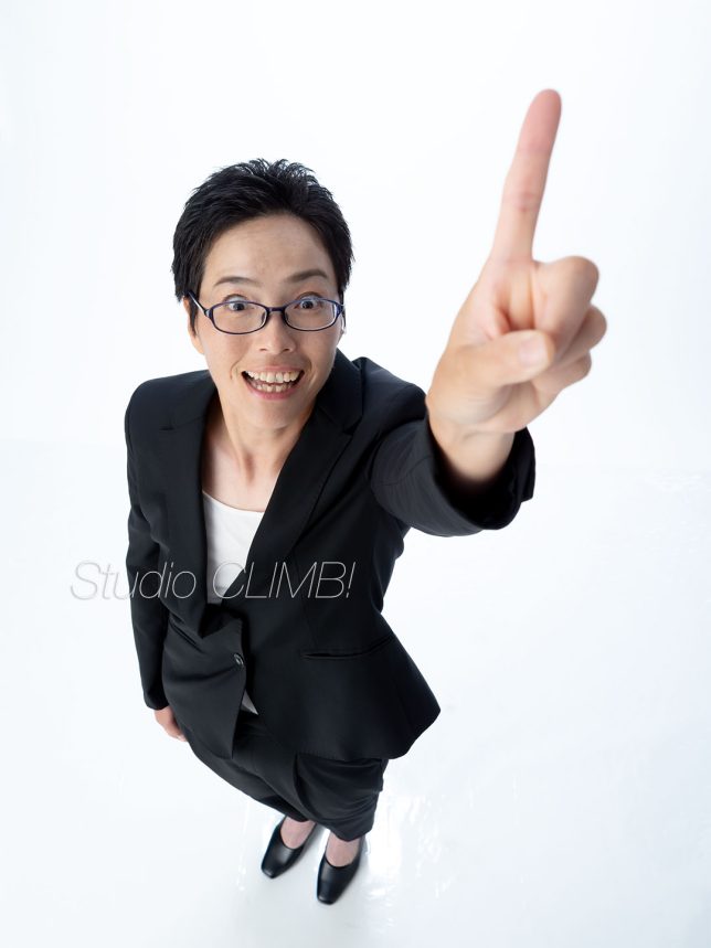 選挙用に目立つ写真