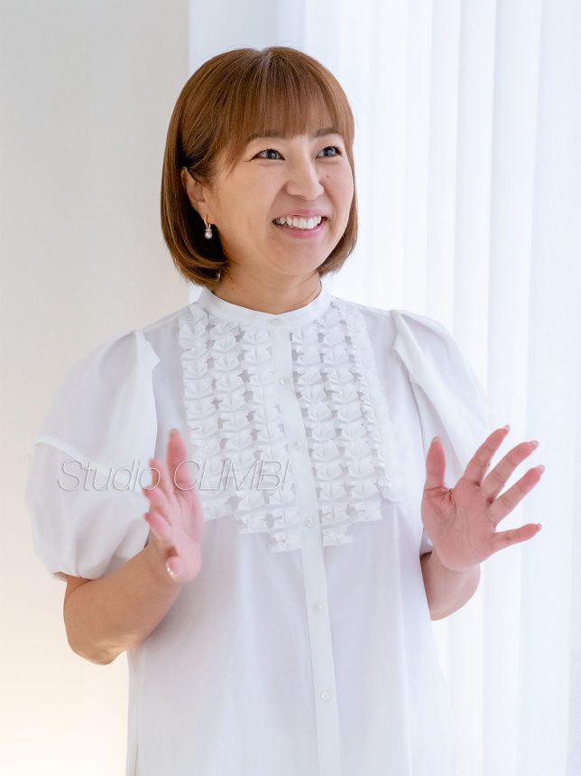 女性のプロフィール写真