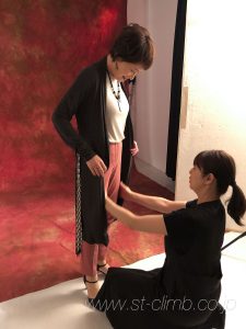 演奏会用のプロフィール写真スタジオ撮影の様子