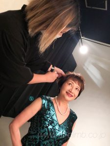 演奏会用のプロフィール写真スタジオ撮影の様子