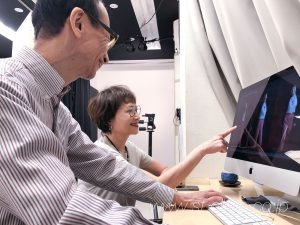 演奏会用のプロフィール写真スタジオ撮影の様子