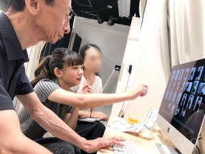 モデルみたいなフォトスタジオ撮影体験プランの様子