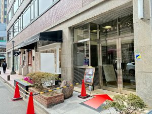 写真スタジオへの順路