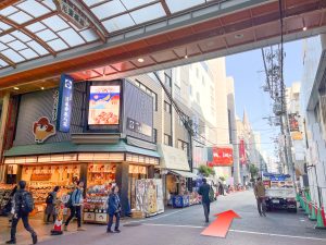 写真スタジオへの順路