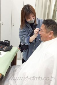 撮影用ヘアメイク