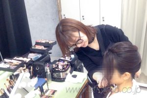 撮影用ヘアメイク