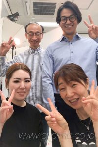 撮影後に記念写真