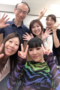 撮影後に記念写真