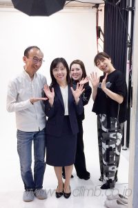撮影後に記念写真