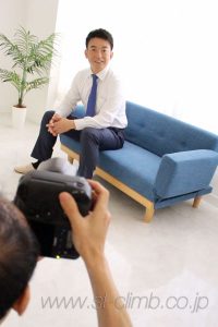 リラックスした写真の撮影