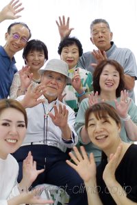 撮影後の記念写真