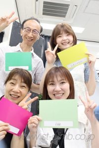 撮影後に記念写真