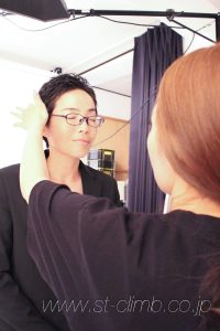 撮影前のお直し