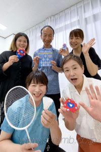 撮影後に記念写真