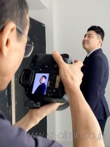 プロフィール写真の撮影