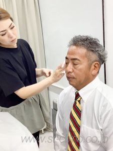 ビジネス用プロフィール写真の撮影風景