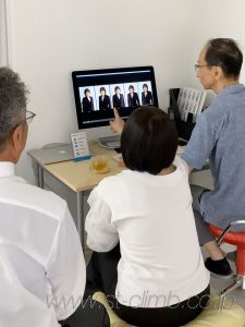 ビジネス用プロフィール写真の撮影風景