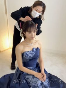 撮影中の手直し