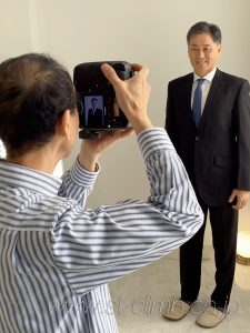 プロフィール写真の撮影