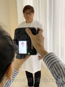 研究者のプロフィール写真撮影