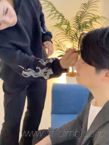 ビジネスプロフィールの撮影風景