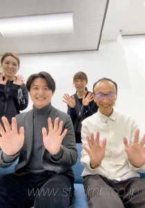 撮影後に記念写真