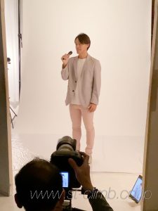 演説風景の撮影