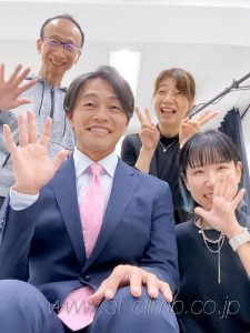 撮影後の記念写真