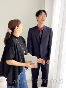 成人式前撮りの様子