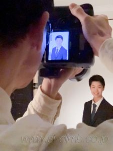 就活写真の撮影