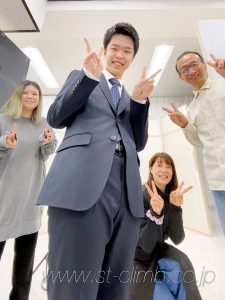 撮影後に記念写真