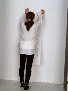 書道の作品撮影