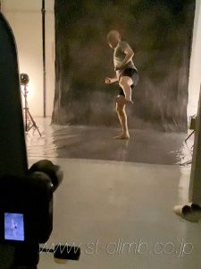 メンズヌードの撮影風景