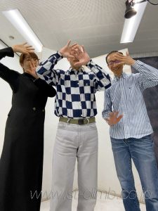 撮影後の記念写真