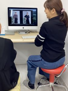 女装撮影の準備