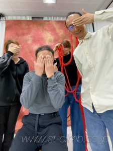 撮影後に記念写真