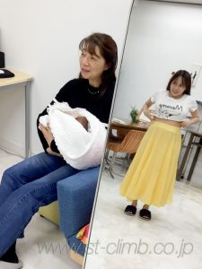 マタニティフォト撮影の様子