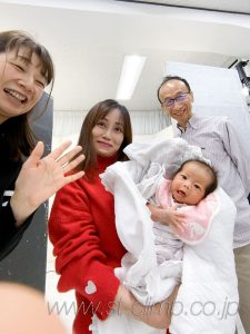 マタニティフォト撮影の様子